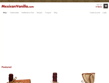 Tablet Screenshot of mexicanvanilla.com